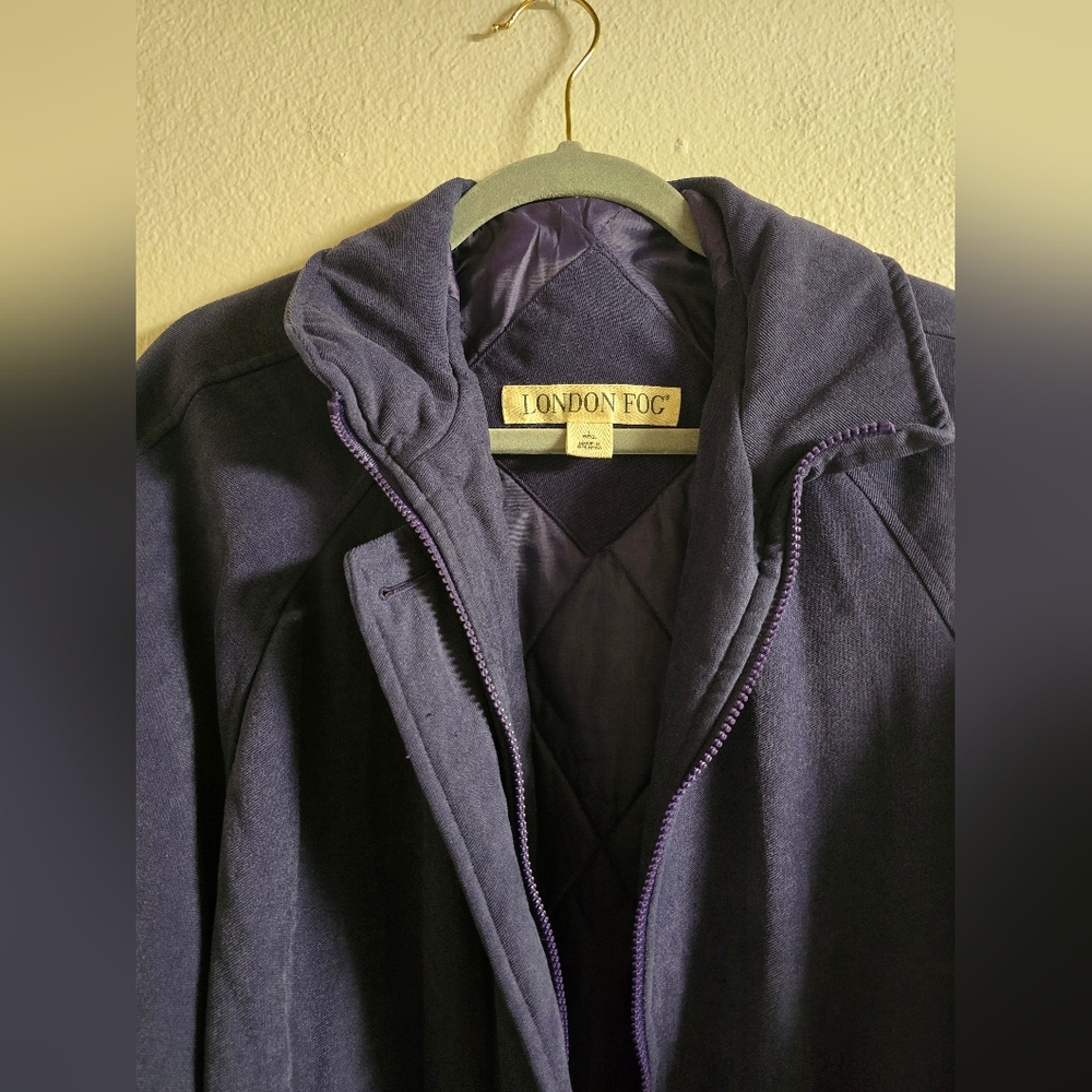 London Fog Purple Jacket - Picture 2 of 3